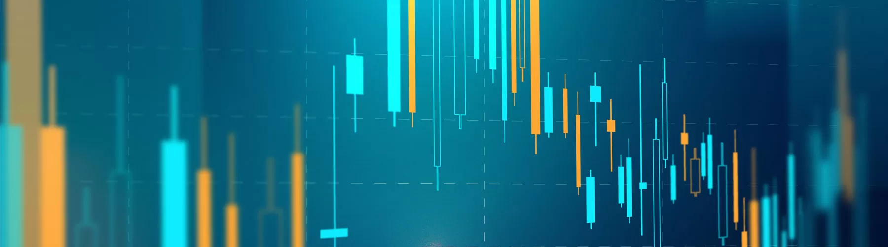 Stock market chart